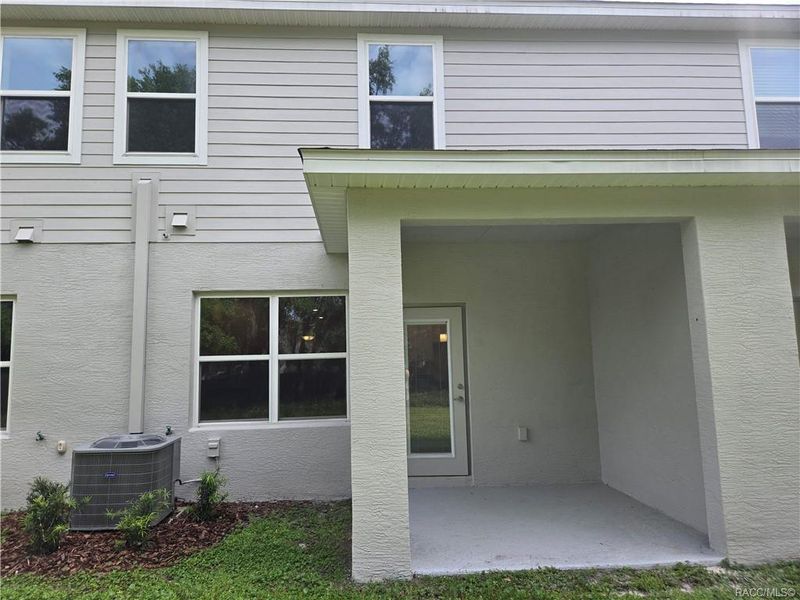 Exterior details and patio area of a home in Wyld Palms, Inverness (Image 2). Exterior details and patio area of a home in Wyld Palms, Inverness (Image 2).