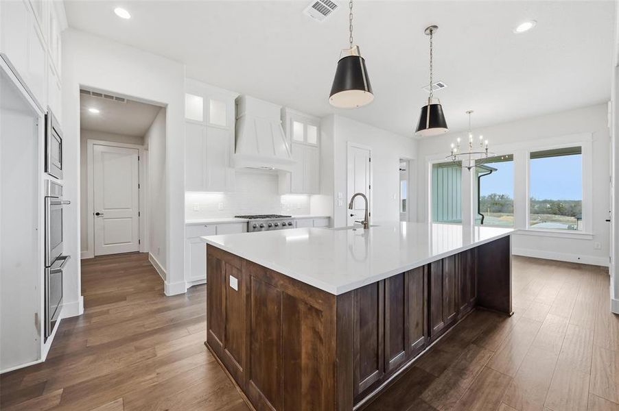 Furnished interior view inside a new home in , Aledo (Image 12).