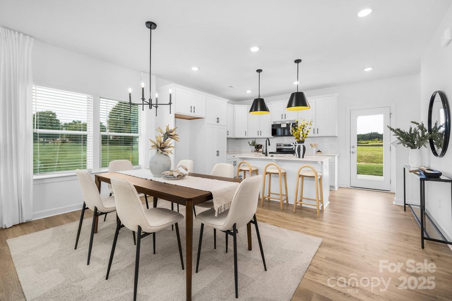 Furnished interior view inside a new home in , New London (Image 13).