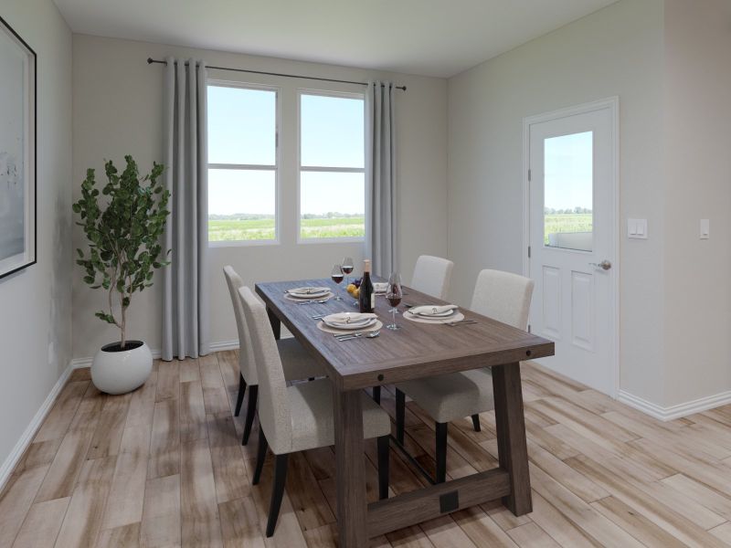 Furnished interior view inside a new home in Parks at Foster Crossing - Premier Series, Anna (Image 3).