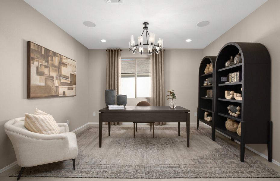 Representative furnished interior of a home built from the Bergamot by Del Webb in Sun City Anthem at Merrill Ranch, Florence (Image 6).