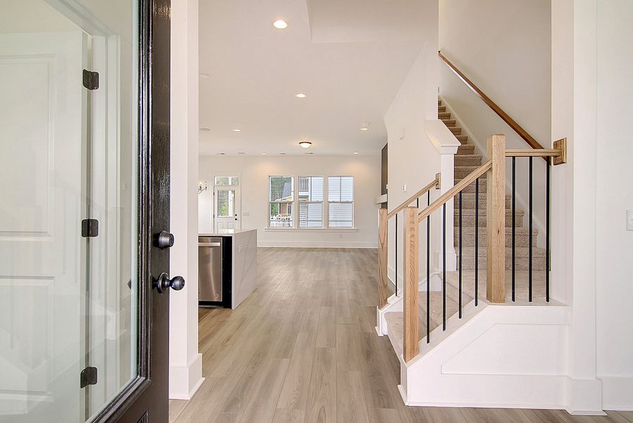 Representative unfurnished interior of a home built from the Newington by Ashton Woods in Midtown at Nexton, Summerville (Image 8).
