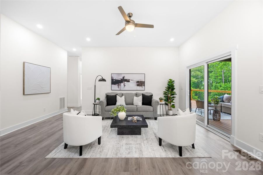 Furnished interior view inside a new home in , Bessemer City (Image 16).