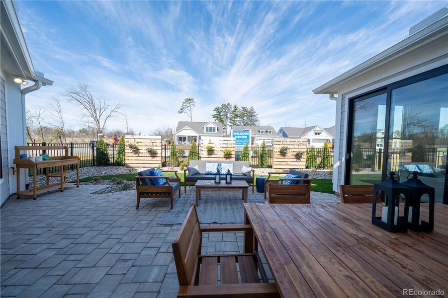 Exterior details and patio area of a home in , Fort Lupton (Image 4). Exterior details and patio area of a home in , Fort Lupton (Image 4).