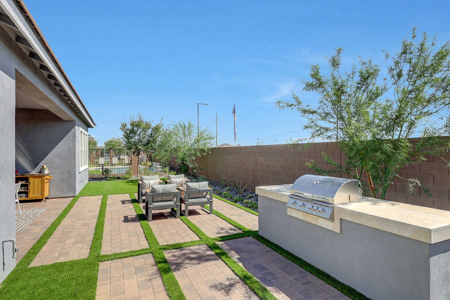 Exterior details and patio area of a home in Miravida, Surprise (Image 20). Exterior details and patio area of a home in Miravida, Surprise (Image 20).