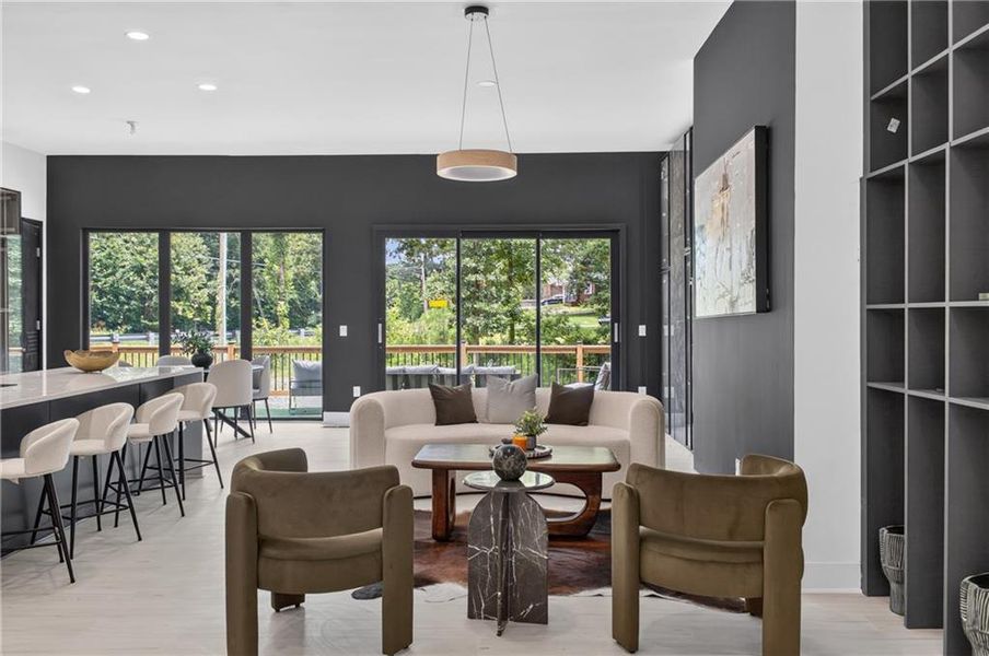 Furnished interior view inside a new home in , Mableton (Image 32).