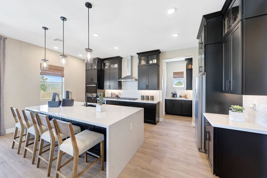 Representative furnished interior of a home built from the Mahogany by Mattamy Homes in Miravida, Surprise (Image 16).