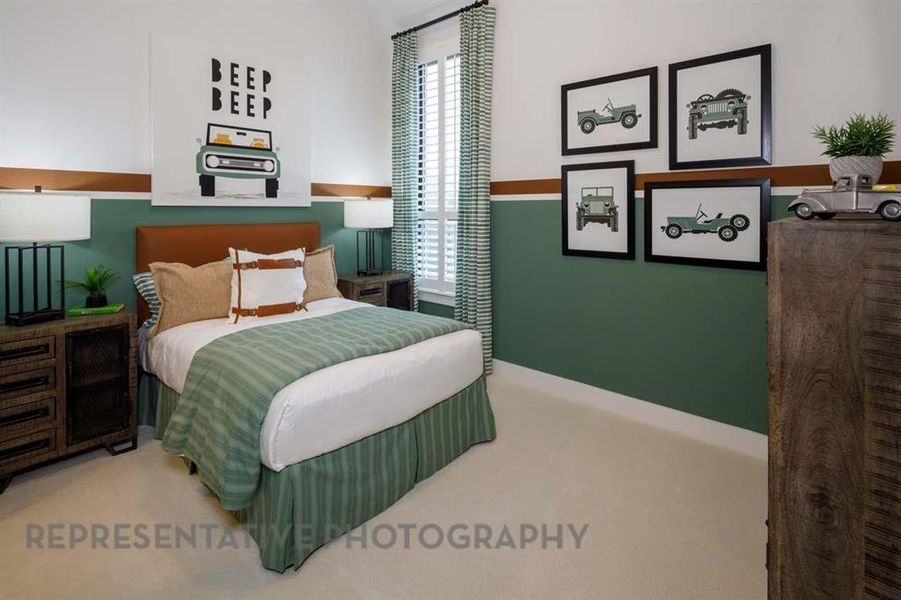 Furnished interior view inside a new home in Sandbrock Ranch, Aubrey (Image 31).