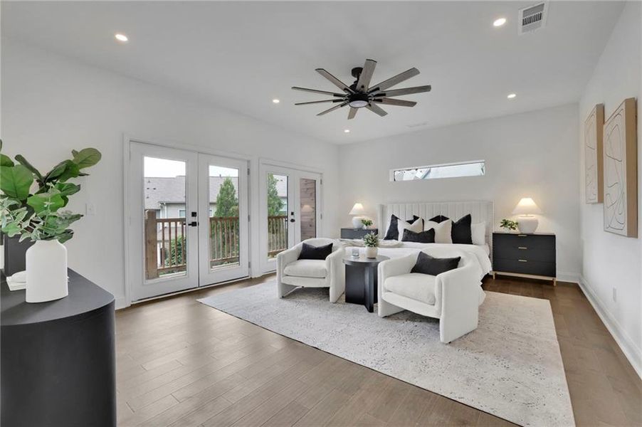 Furnished interior view inside a new home in , Buford (Image 26). Furnished interior view inside a new home in , Buford (Image 26).