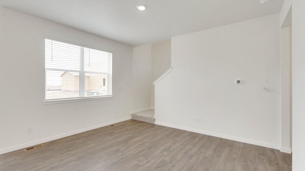 Representative unfurnished interior of a home built from the Cabral by D.R. Horton in The Ridge at Lorson Ranch, Colorado Springs (Image 12).