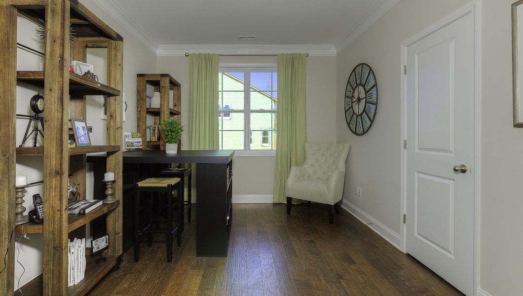 Furnished interior view inside a new home in Reserve at Tap Root Farms, Fletcher (Image 26). Furnished interior view inside a new home in Reserve at Tap Root Farms, Fletcher (Image 26).