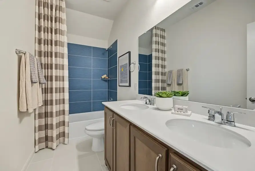 Furnished interior view inside a new home in Leonard Trails, Anna (Image 35).