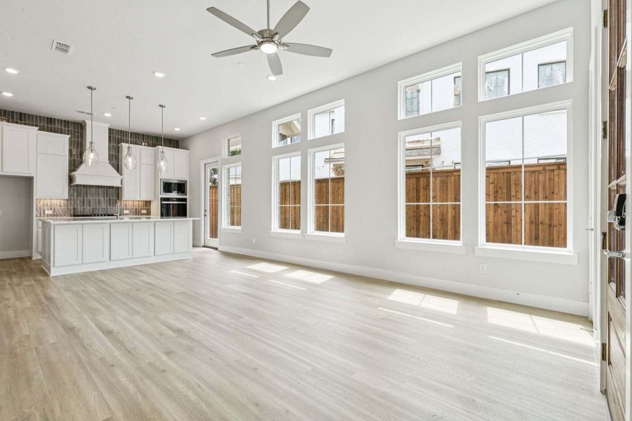 Spacious, unfurnished interior of a new home in Newman Village Townhomes, Frisco (Image 21).