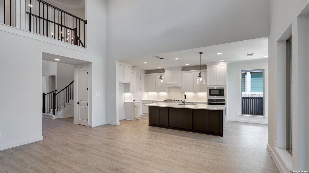 Furnished interior view inside a new home in Haby Hill, San Antonio (Image 14).