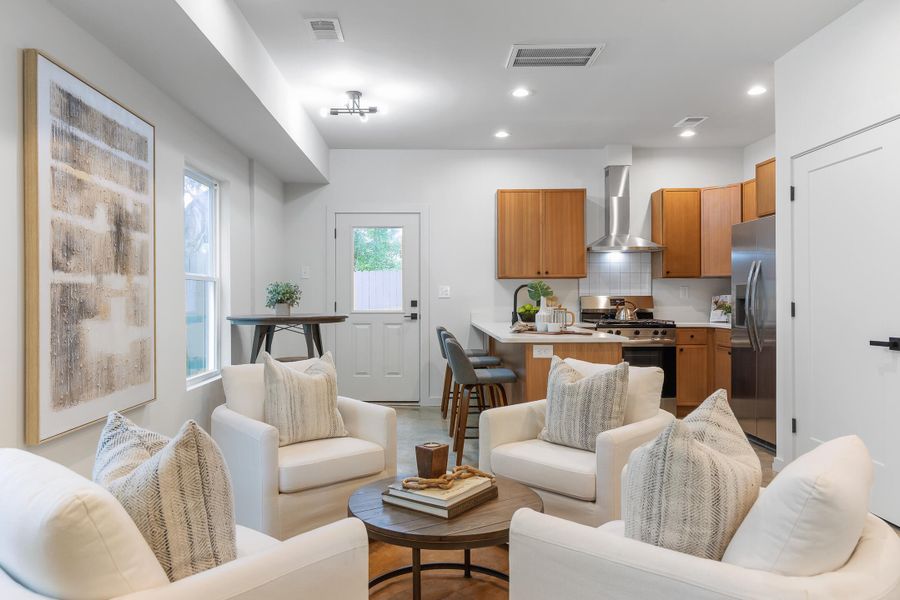 Furnished interior view inside a new home in , Hanahan (Image 6). Furnished interior view inside a new home in , Hanahan (Image 6).
