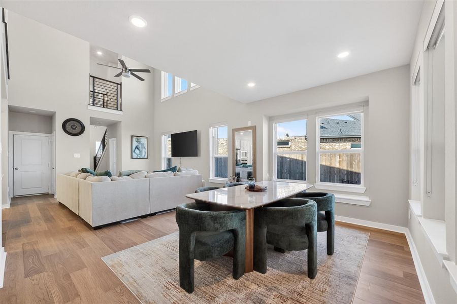 Furnished interior view inside a new home in Harvest Green, Richmond (Image 15). Furnished interior view inside a new home in Harvest Green, Richmond (Image 15).