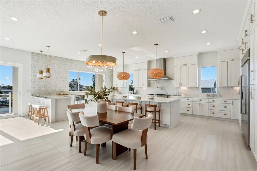 Furnished interior view inside a new home in , Madeira Beach (Image 32).