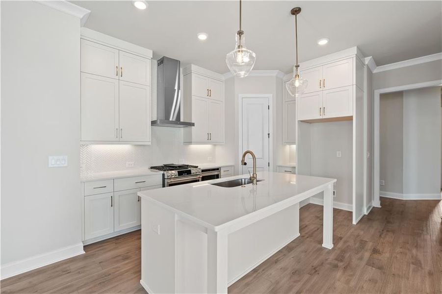 Furnished interior view inside a new home in Promenade at Sawnee Village, Cumming (Image 6).