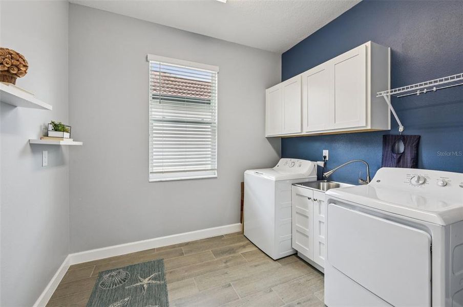 Designated laundry room Designated laundry room