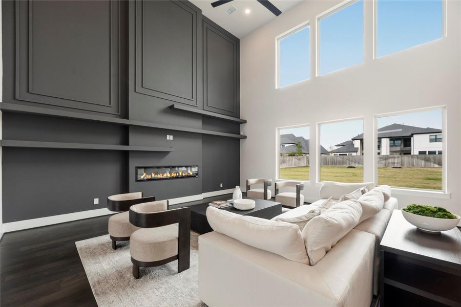 Furnished interior view inside a new home in , Cypress (Image 42).