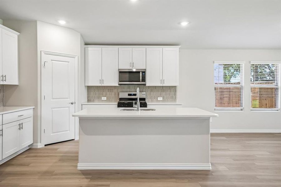 Furnished interior view inside a new home in Stella Hills, Denton (Image 7).