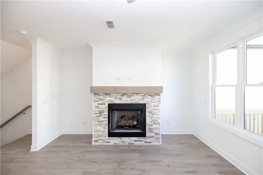 Spacious, unfurnished interior of a new home in Palisades Townhomes, Cumming (Image 32).