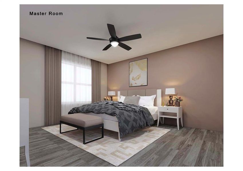 Furnished interior view inside a new home in , Abilene (Image 5).