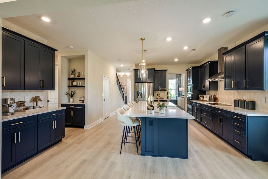 Representative furnished interior of a home built from the Newbury I by Beazer Homes in Estates at Lake Jesup, Sanford (Image 7).
