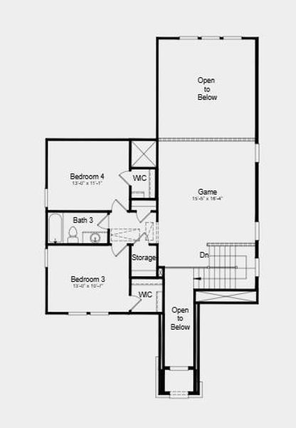 Second Floor - Additional Highlights Include: Upgraded front door, standard railings in place of half walls, pendant lights over kitchen island, and whole house blinds.