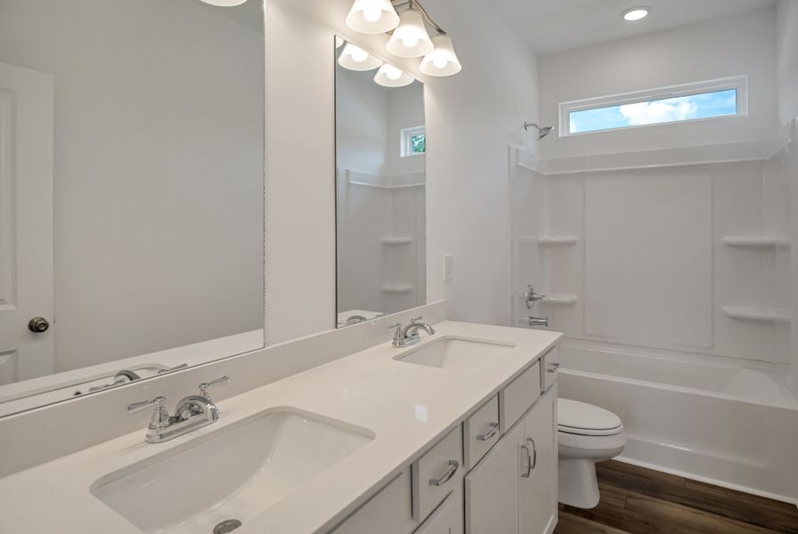 Furnished interior view inside a new home in Marlin Pointe, White House (Image 11). Furnished interior view inside a new home in Marlin Pointe, White House (Image 11).