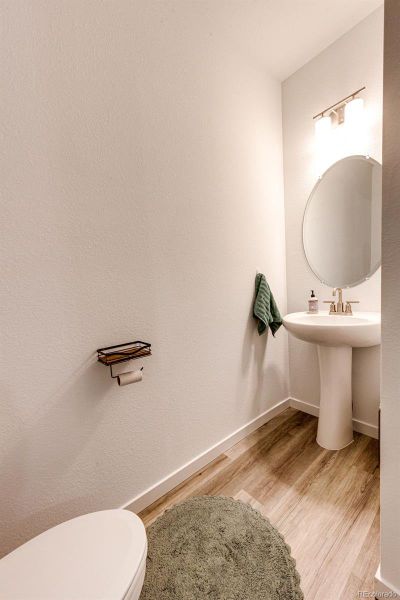 1/2 bath on main level