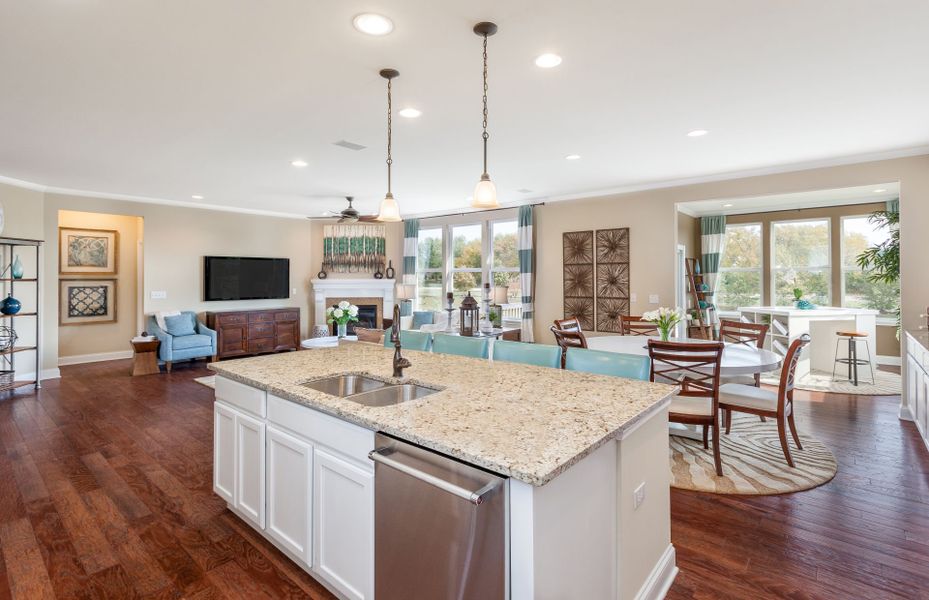 Furnished interior view inside a new home in Forest Creek, Waxhaw (Image 13).