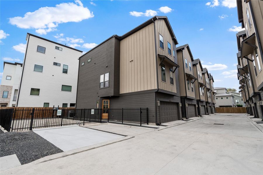 The community offers two dedicated guest parking spaces along with ample street parking, providing convenience for visitors and entertaining. The community offers two dedicated guest parking spaces along with ample street parking, providing convenience for visitors and entertaining.