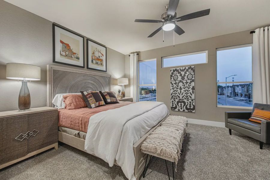 Representative furnished interior of a home built from the Balder by Chesmar Homes in Rose Hill, Marion (Image 9).