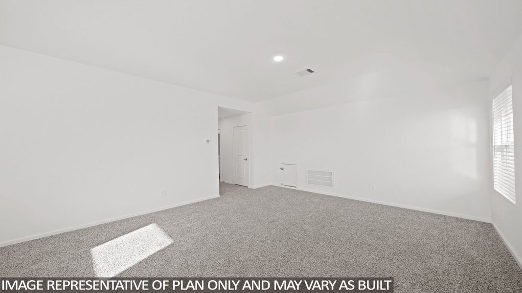 Representative unfurnished interior of a home built from the Kendall by D.R. Horton in Sunterra Lakes, Brookshire (Image 14).