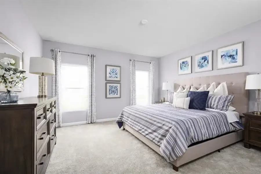 Furnished interior view inside a new home in Central Parc, North Port (Image 10).