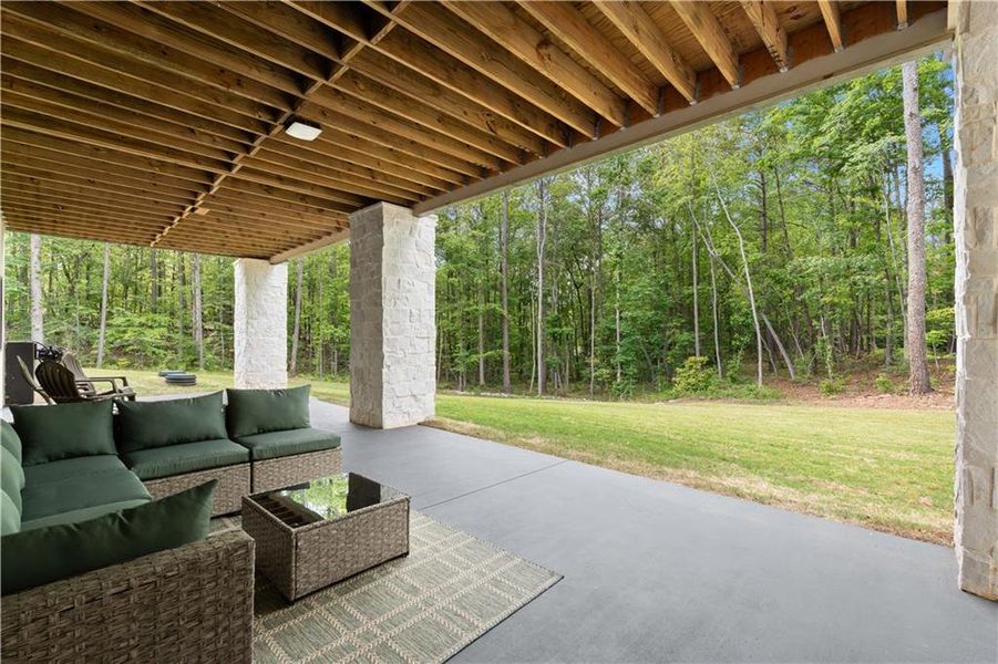 Exterior details and patio area of a home in , Whitesburg (Image 31).