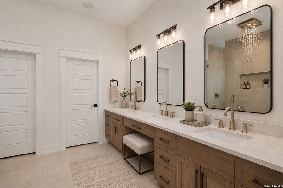 Furnished interior view inside a new home in , La Vernia (Image 6).
