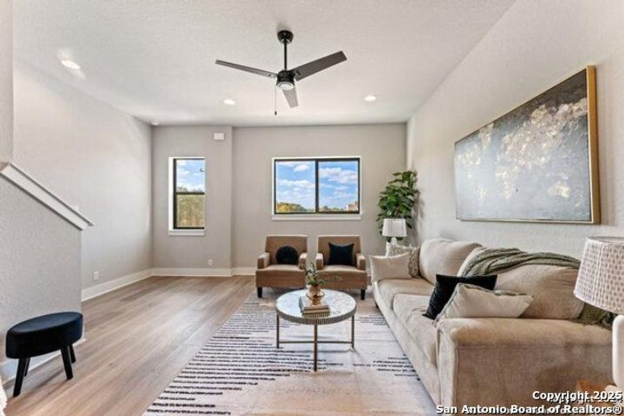Furnished interior view inside a new home in , San Antonio (Image 31).