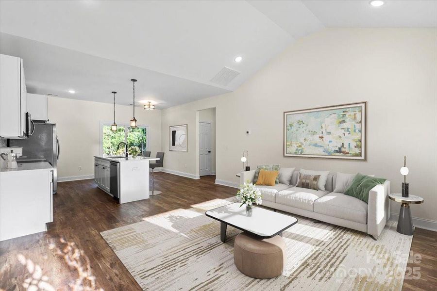 Furnished interior view inside a new home in , Gastonia (Image 6). Furnished interior view inside a new home in , Gastonia (Image 6).