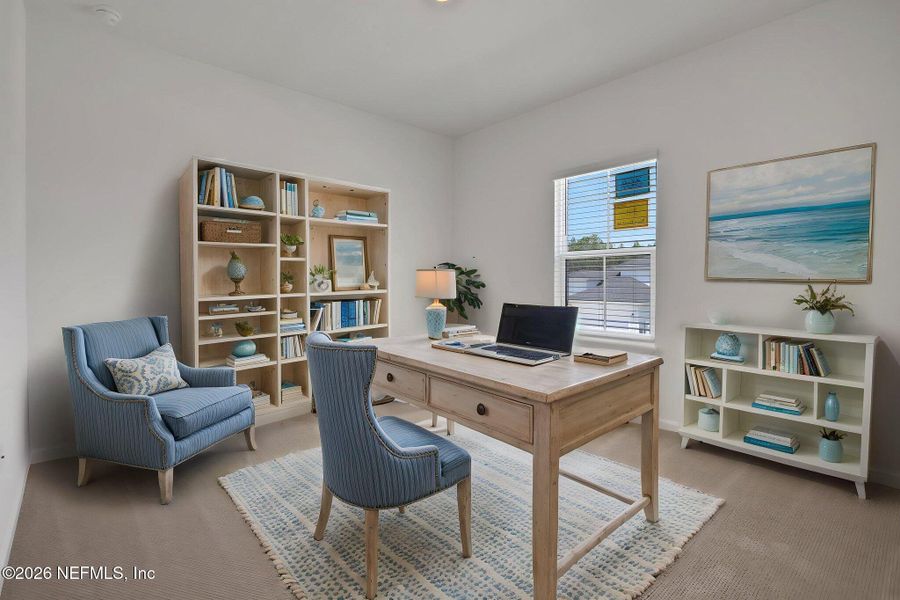 Furnished interior view inside a new home in Brook Forest, St. Augustine (Image 6).
