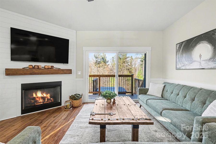 Furnished interior view inside a new home in , Clover (Image 31).