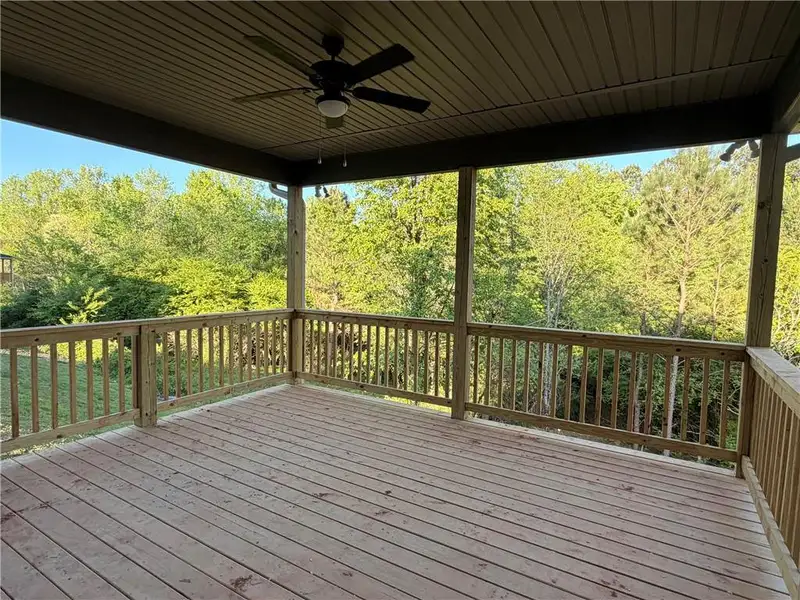 Exterior details and patio area of a home in Magnolia Villas, Cornelia (Image 21).