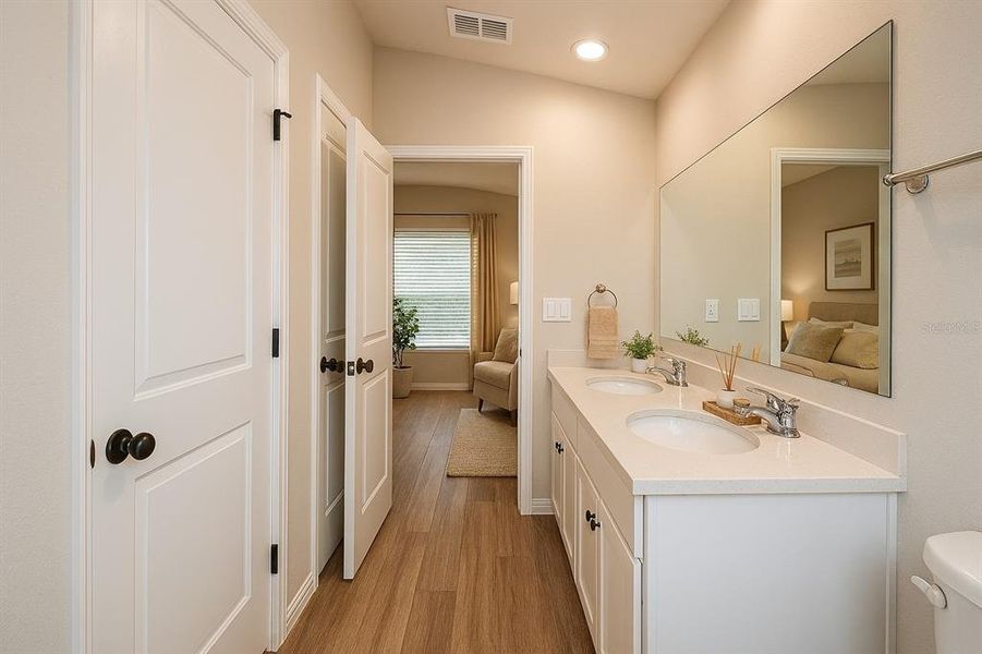 Furnished interior view inside a new home in , Ocala (Image 5).