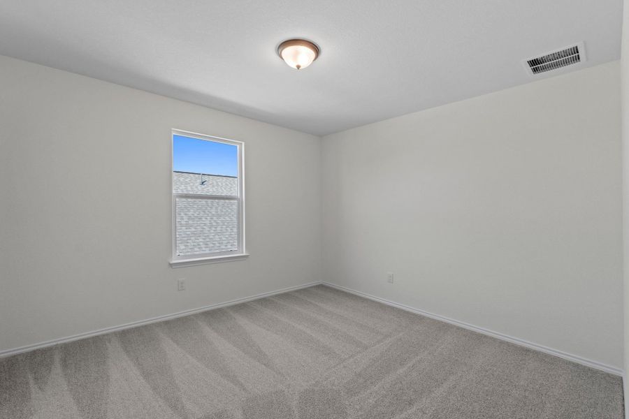 Spacious, unfurnished interior of a new home in Salerno - Heritage Collection, Round Rock (Image 27). Spacious, unfurnished interior of a new home in Salerno - Heritage Collection, Round Rock (Image 27).