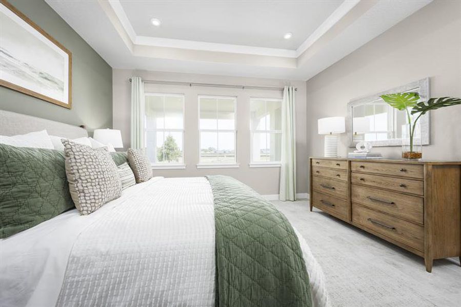Representative furnished interior of a home built from the Grove by Ryan Homes in Malabar Springs, Palm Bay (Image 13).