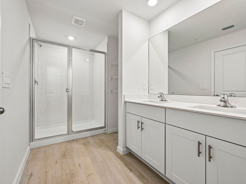 Furnished interior view inside a new home in Tidewater, Fort Pierce (Image 9).