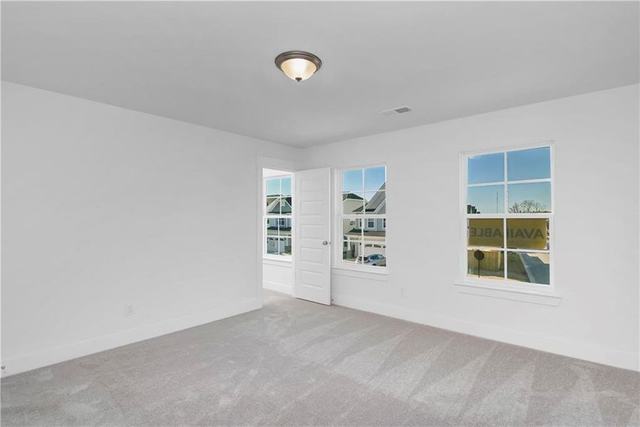 Spacious, unfurnished interior of a new home in Villas at Dawsonville, Dawsonville (Image 27). Spacious, unfurnished interior of a new home in Villas at Dawsonville, Dawsonville (Image 27).