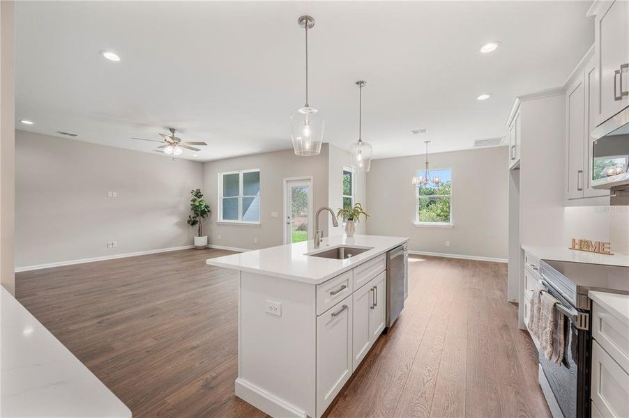 Furnished interior view inside a new home in , Mulberry (Image 10).