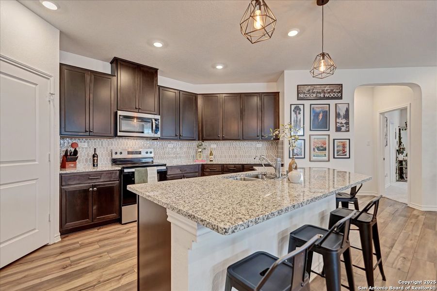 Furnished interior view inside a new home in , San Antonio (Image 6). Furnished interior view inside a new home in , San Antonio (Image 6).